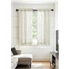 HOME ZEN HOUSEHOLD LINEN COPPIA TENDE BOUCLÈ EFFETTO LINO TINTA UNITA SEMITRASPARENTE CON PASSANTE (PANNA, 240A x 60L cm (2 Pannelli))