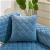 GKXLH 1PC Fodere per Cuscini - Fodere per Cuscini in Morbido Pile di Colore Latte Solido 45x45 per Divano e Poltrona, Decorazione per la Casa (Blu, Fodera per Cuscino 45x45 cm)