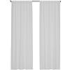 Domus&Trend - Tende per Interni Casa, B&B, Negozi, Uffici Semifiltranti in Lino, 1 Pannello 140x280 Tende Camera da Letto Cucina Soggiorno Moderne a Passanti Nascosti, Tenda Leggera 100% Made in Italy