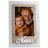 Instant Project Cornice Nonno Foto Personalizzata 10 x 15 Portafoto Festa dei Nonni con Cuoricini e Fotografia Personalizzabile