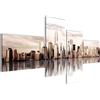Runa Art Quadro XXL New York City 200 x 100 cm Stampa D'Arte Murale Tela Non Tessuta Decorazione Soggiorno Camera Da Letto 029541b