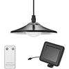 Tomshine - Lampada a sospensione a energia solare con pannello solare e interruttore a tiretto con 2 modalità - IP44 impermeabile
