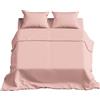 Batik Set Lenzuola Matrimoniali Cotone Elegante e Confortevole per la Tua Camera da Letto - 100% Cotone - Rosa Cipria