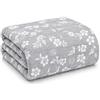 Vionara Home Trapuntino Copriletto Jacquard Double-Face, Matrimoniale 250x250 cm, Imbotittura 80gr/mq, Copriletto Trapuntato Bi-colore (Aurora - Grigio)