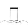 TOT ELECTRIC Lampadario led sospeso onda 25w pendente ondulato design moderno Bianco Luce Naturale (A43-BN)