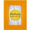 Wallazz Cornice Portafoto in Legno Pregiato - Made in Italy - Vetro Sintetico Infrangibile Crilex - Disponibile in Diverse Varianti - Design Italiano e Qualità Artigianale, 30x45cm Giallo