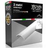 Eurocali Copertura Angolare Profilo alluminio per Strisce LED MEDUSAFLEX mod. Aurelia 2 Metri - Milky - Made in Italy in Policarbonato stabilizzato UV certificata UL94HB