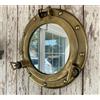 Generic - Specchio a oblò antico in ottone | Specchio nautico per finestra e parete da nave marittima | Decorazione per la casa, regalo (30,5 cm)