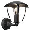 Aigostar Lampada da esterno, Attacco E27, IP44 Impermeabile, Lanterna Up, Vintage, Nero, Lampadina Esclusa