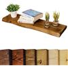 Chill House Waney/Live Edge Mensola Galleggiante Rustica 15cm x 4.4cm, Rovere/Quercia Tudor, 80cm