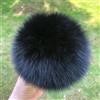 SUKORI 2 Pezzi Pompon in Pelliccia di Volpe Naturale Pompon in Pelliccia per Berretti Cappello Pompon in Pelliccia Fai da Te per Berretti Borse Accessori Sciarpa