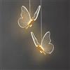 Winlams Lampada A Farfalla Villa Lampadario Da Comodino Camera Letto Caldo Ristorante Lunga Linea Corridoio Illuminazione Scala Corridoio (doppia testa)