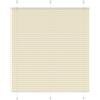 vidaXL Tenda Plissettata Crema 115x100 cm Larghezza Tessuto 114,4 cm, Tenda per Finestra Plissettata, Tenda Plissettata, Tenda a Fisarmonica