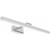 HOROZ ELECTRIC Lampada a LED da Specchio per Bagno - Luce da Parete Sopra Specchio/Guadro 55 cm - Testa Orientabile e Interruttore - Cromo 12W 850lm 4200K Bianco Neutro - Applique da Bagno IP45
