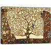 canvashop quadri moderni soggiorno Klimt Albero della vita 100X70 cm Stampe da parete per camera da letto su tela canvas