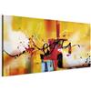 murando - Quadro Astratto 120x60 cm 1 Pezzo - Stampa su Tela Strutturata XXL Grande - Quadri Moderni Soggiorno Grandi - Stampe da Parete Murale Arte Moderno Pittura - a-A-0324-b-b