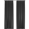 Domus&Trend - Tende Oscuranti per Interni a 1 Pannello 140x260, Tende Camera da Letto Soggiorno Moderne Ignifughe Isolanti e Passanti Nascosti, Tenda Oscurante Antirumore Coprente, 100% Made in Italy