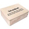 Creative Deco Il tuo Testo Personalizzata Scatola Regalo di Legno | Personalizzato Scatola dei Ricordi | Per Donna, Uomo e Coppie | Stampa a colori | Per Compleanno, Pasqua, Feste