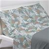 GC ARREDOCASA Set Lenzuola Letto Misura Francese - FOGLIA - 100% Cotone Quadrifoglio - Un Completo Lenzuola Letto Francese Cotone Made in Italy (Queen Size, Misura Francese)