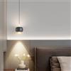 ZJHAHJY Lampada a Sospensione con Interruttore Touch Dimmerabile, Lampada a Sospensione a Led in Alluminio Sollevabile, Lampada a Sospensione a Sfera Rotonda Simplicity per Camera da Letto, Soggiorno, Cucina