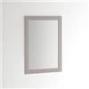ARHome Specchiera Parete, Smart, 70 x 50, Cashmere, Specchio Parete Muro, Made in Italy