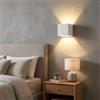 B·LED BARCELONA LED BARCELONA LED Applique da Parete DENIS G9 in Gesso Bianco, Piccolo ed Elegante, Design Moderno e Classico di Lusso in Stile Vintage per Soggiorno, Camera da Letto e Hotel