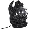 Alipis Lampada Plasma Ball USB con Drago Testa Luce Elettrostatica Interattiva Cambia Colore per Decorazioni Fantasy Halloween Casa e Ufficio