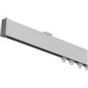 Tende Arredo Tessile - Binario Tenda Soffitto Scorrevole, Zineffa per Tenda, Binario a Onda Decorativo in Alluminio con Tappi Terminali e Occhielli in PVC per Tenda (LUNGHEZZA PERSONALIZZABILE)