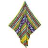 Seamar Kikoy Summer con Pon Pon 90x160cm Telo Mare Doppio - Asciugamano Pareo Spiaggia (Geometric)