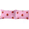 Loussiesd Set di 2 federe in morbida microfibra con fragola Kawaii, 50,8 x 76,2 cm