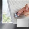 Generic Pellicola per Vetri Privacy e Protezione Solare, Pellicola Isolante Termico Riflettente con Foglio di Alluminio - Pannello Oscurante per Finestre Ufficio Casa Bagno con Ventosa(Gray,110x200 cm)