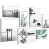 Novart Quadros - Completamente Pronto Da Appendere - Immagini - Asia Zen See - 7 Pezzi Set Moderni - N004471a