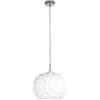 Perenz Lampadario Alluminio Contemporaneo Meteora Bianco 1 Luce E27
