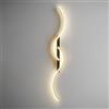 Jadssox Illuminazione a LED per applique da parete a onda Applique da parete lineari Lampada da parete a forma di onda Lampada da parete moderna Lampada da parete per interni per soggiorno Camera da l