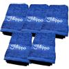 AmiAmarena Set asciugamani per asilo. 5 asciugamani per asilo con asola e nome ricamato. Asciugamani personalizzati per bambini (Blu, Nome)