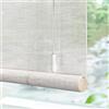 DSWZLQDXB Tapparella in Bamboo Bianco Tenda a Rullo in bambù Cortina tapparelle Protezione Sole e dalla Privacy Romane per Camera Balcone Finestra,Giardini,Cortile,Personalizzabile (W75 x H120cm)