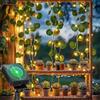 Aigostar Luci Solari da Giardino, 3M+1M*1M Catena Luminosa Solare con 70 LED Edera Artificiale, IP65 Luci da Esterno per Balcone, Pareti, Terrazzo e Gazebo, 8 Modalità