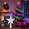 Aigostar RGBIC Luci Natalizie per Esterni 8M- Puntale a Stella Puntale Albero di Natale con 50 LED, 39 Modalità, Musica, DIY, App, IP44 per Decorazioni Halloween e Natale