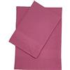 CA' D'ORO Nido d'ape Coppia Asciugamani da bagno, Asciugamani in Cotone Piquè, Set 2 Asciugamani, Viso (60 x 110 cm) + Ospite (60 x 40 cm) (ROSA CIPOLLA)