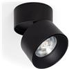 LEDKIA LIGHTING Applique LED 30W Alluminio Circolare Nero New Onuba 2700K Bianco Caldo