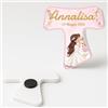 PV Grafik® 20 PZ Calamita Bomboniera Prima Comunione Personalizzata, Calamite Prima Comunione Bimba, Bambina, Bomboniere Confetatta Prima Comunione (C15)