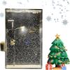 Generic Lampada da fiaba di neve - Luce notturna paesaggio di neve fai da te con piccola sedia, lampada da strada innevata, luce natalizia per interni ed esterni (B)