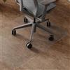 HOMCOM Tappetino Salvapavimento 120x90 cm Trasparente, Tappeto per Sedia da Ufficio in Plastica