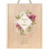 Wanapix | Cassetta in Legno per Vino Personalizzata | per Bottiglie Triple | Scatola Vino Legno (non inclusIe) | Coperchio Scorrevole | 29x38x10 cm | Gadget Matrimonio