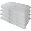 VIEMMESTYLE 4 Pezzi FEDERE COPRIGUANCIALE Aloe Vera Zip Cerniera ANTIACARO Anallergico Antibatterico 50X80 CM