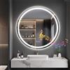 Dripex Rotondo Specchio da bagno con illuminazione 60cm Luce Specchio con altoparlante Bluetooth Anti-Nebbia Led Specchio Bagno con 3 Temperature Colore e Dimmerabile Smart Touch IP44