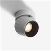 Jadssox Faretto a LED per montaggio su superficie Lampada per montaggio a soffitto orientabile, faretti direzionali girevoli 90+360° per corridoio della galleria, luci per quadri e mini faretti d'acce