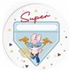 FERDINANDO FAMA' FAMÀ - Etichette Adesive Personalizzate Compleanno Bimbi Coniglietto Ø 38 mm - Sticker Personalizzati con Nome e Data 175pz