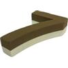 Seat Flor Spugna per fiori a forma di numero, dal n°0 al n° 9 (altezza 25 cm.) spugna per decorazioni floreali (numero 7)