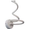 vetrine inrete Vetrineinrete® Applique moderno spirale a led 12 watt da parete lumetto abat jour lampada da intrno a luce bianca 6500k o calda 3000k P50 (Luce Calda 3000k)